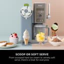 Ninja CREAMi Scoop & Swirl 13-in-1 Ice Cream & Soft Serve Maker - Icy Blackberry Lime thumbnail 3