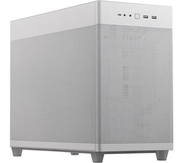 ASUS Prime AP201 Micro ATX Mini-Tower PC Case - White - Image 1