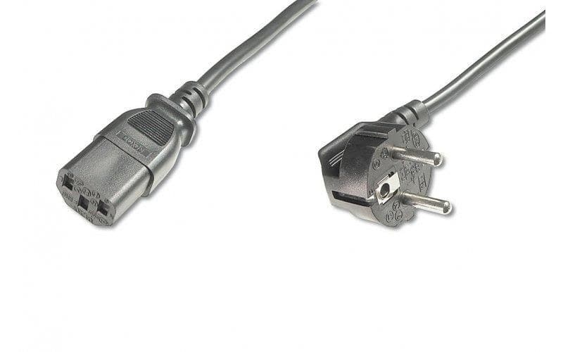 Mercodan Schuko (Type F) to IEC C13 Power Cable 1.8m - Black