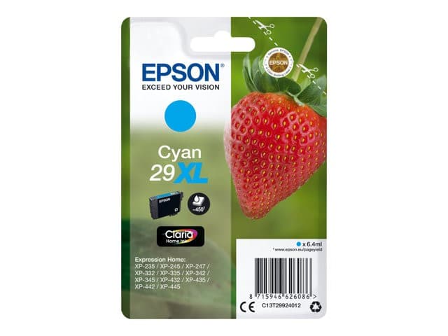 Epson 29XL - XL - cyan - original - ink cartridge - Image 1