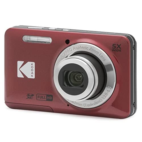 Kodak PixPro Friendly Zoom FZ55 16MP Compact Digital Camera - Red - Image 7