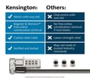 Kensington Universal 3-in-1 Laptop Security Lock thumbnail 2