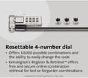 Kensington Universal 3-in-1 Laptop Security Lock thumbnail 4