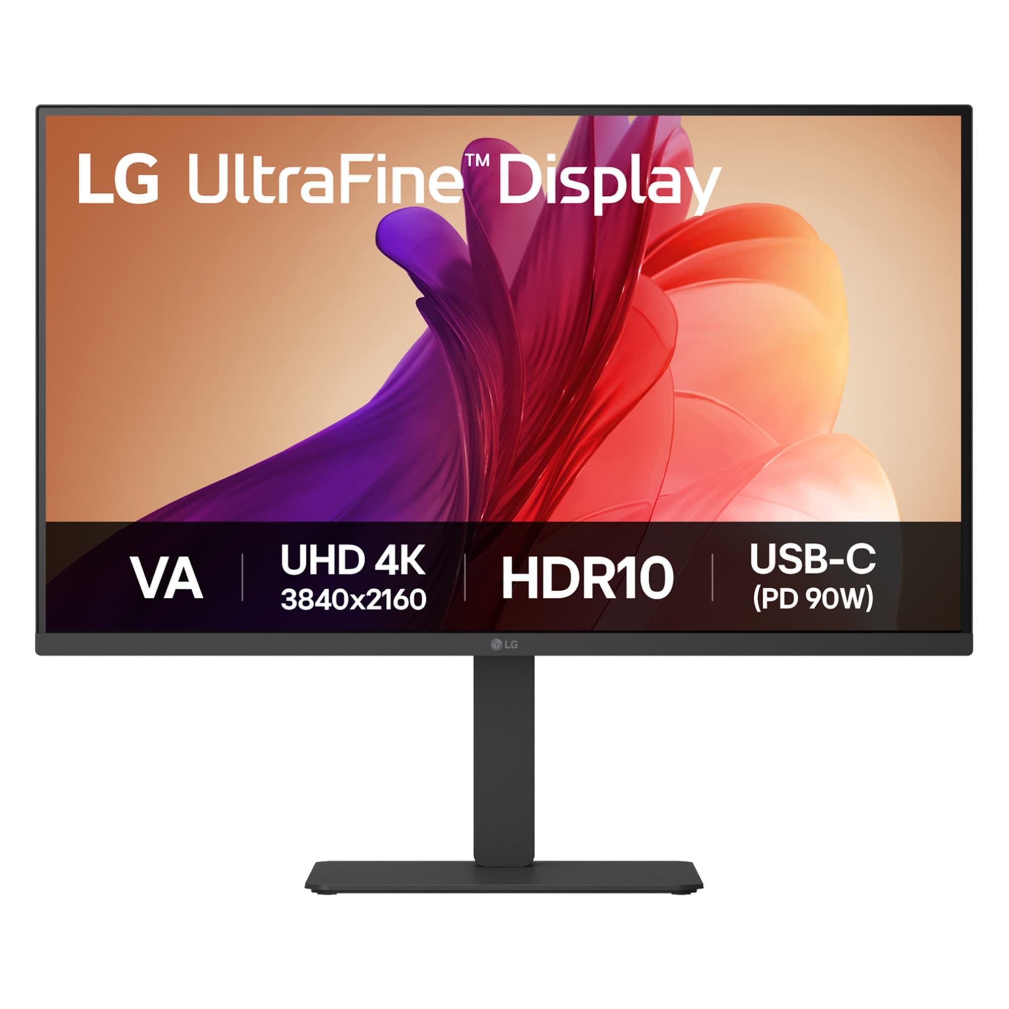 LG UltraFine 32U720A-B 32" UHD 4K VA USB-C 90W Height Adjustable Monitor with Speakers