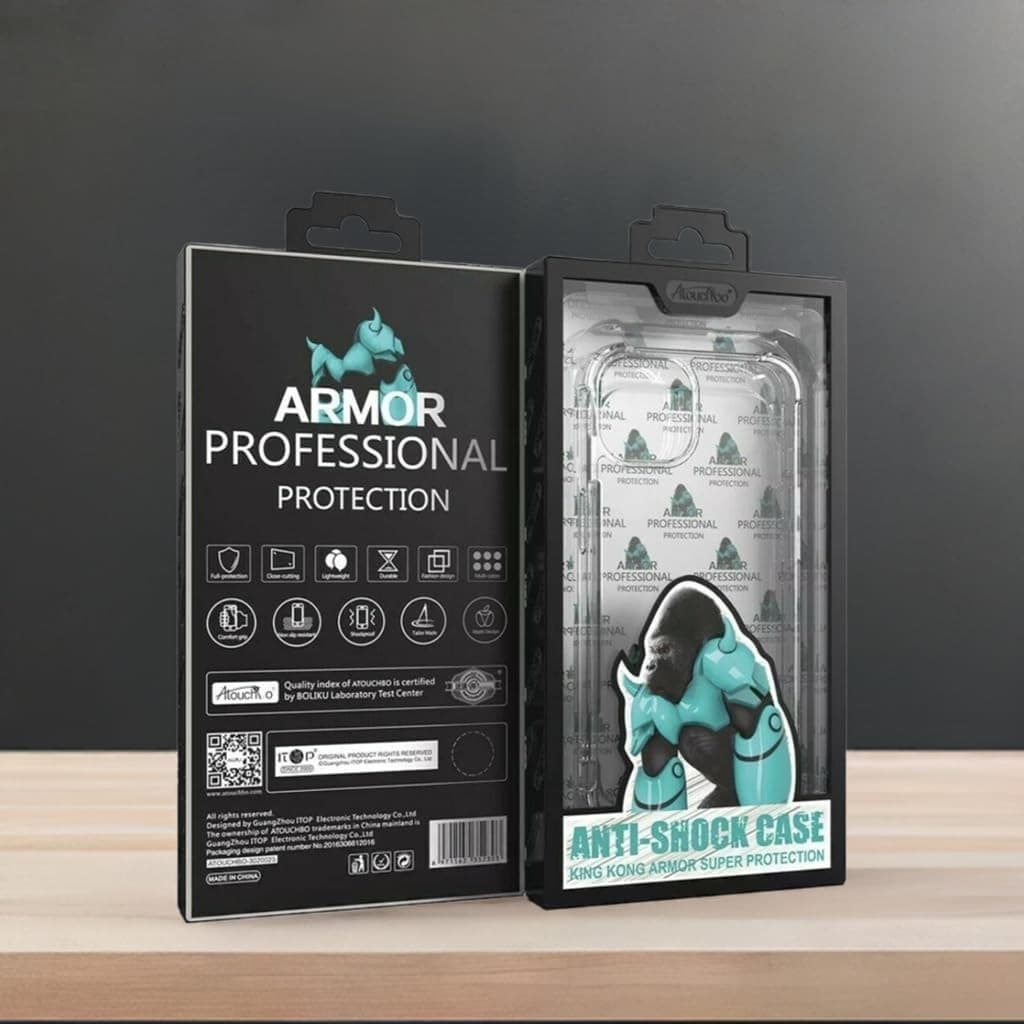 Atouchbo Tough Shockproof Armoured Clear Case Compatible With iPhone 16 Pro Max - Image 7