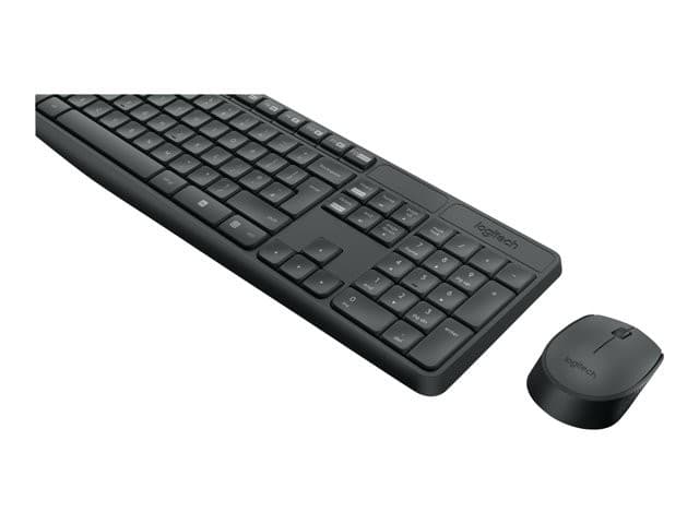 Logitech MK235 Keyboard Mouse Set Black - Image 1