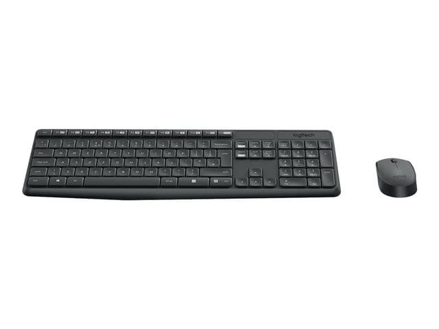 Logitech MK235 Keyboard Mouse Set Black - Image 2