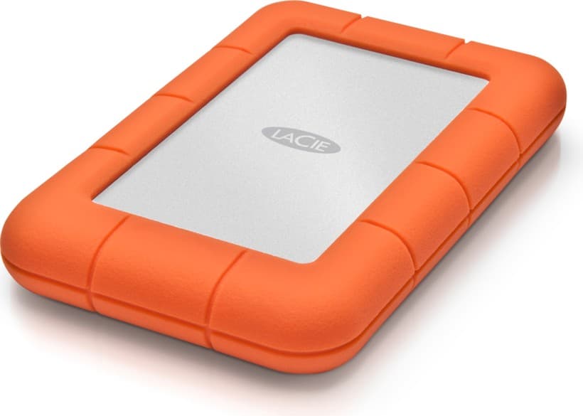 LaCie Rugged Mini 5TB Portable External Hard Drive USB 3.0 - Orange - Image 1