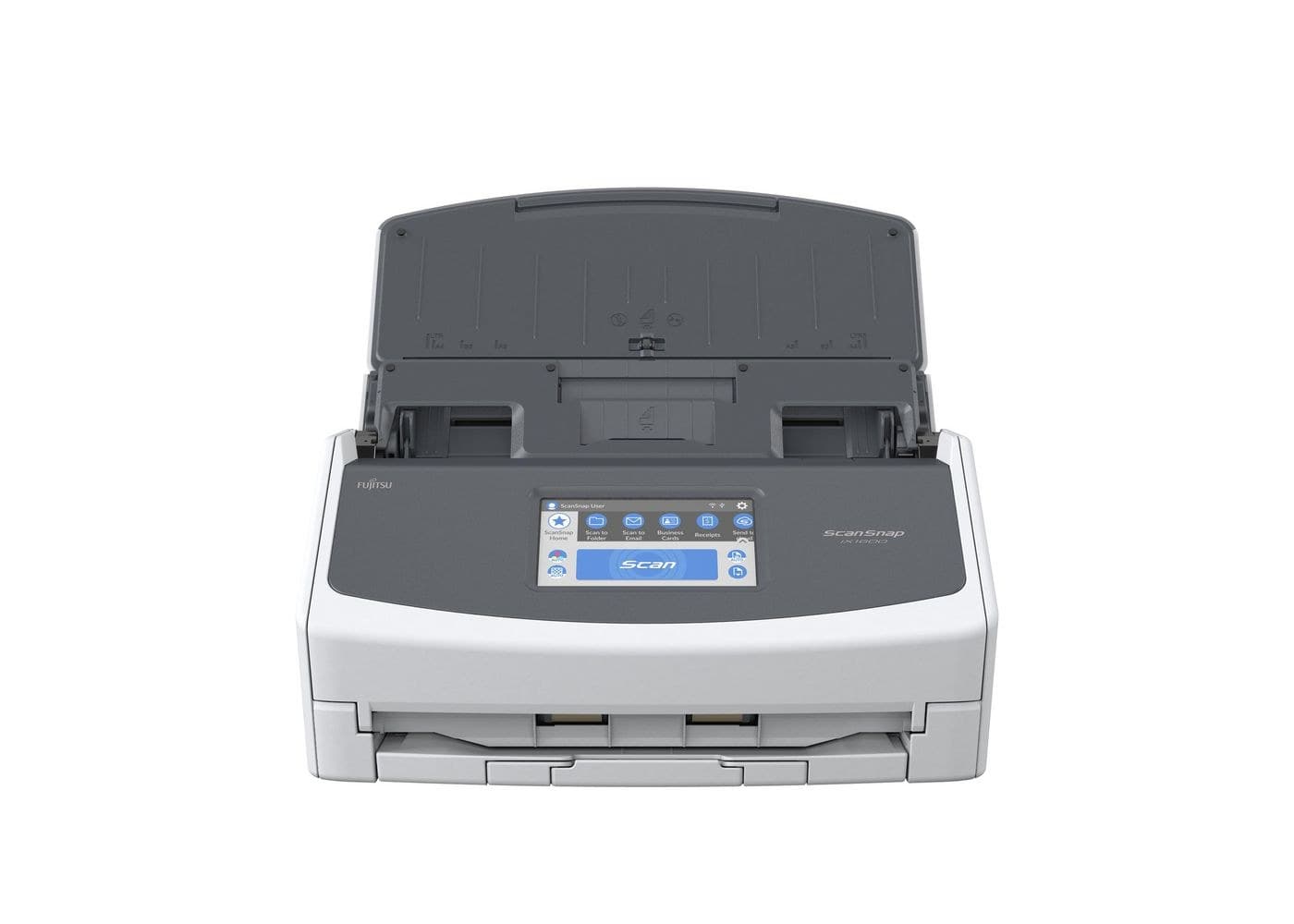 Fujitsu ScanSnap iX1600 A4 Duplex Document Scanner, 40ppm, ADF + Manual Feed, Wi-Fi, USB - White (PA03770-B401)
