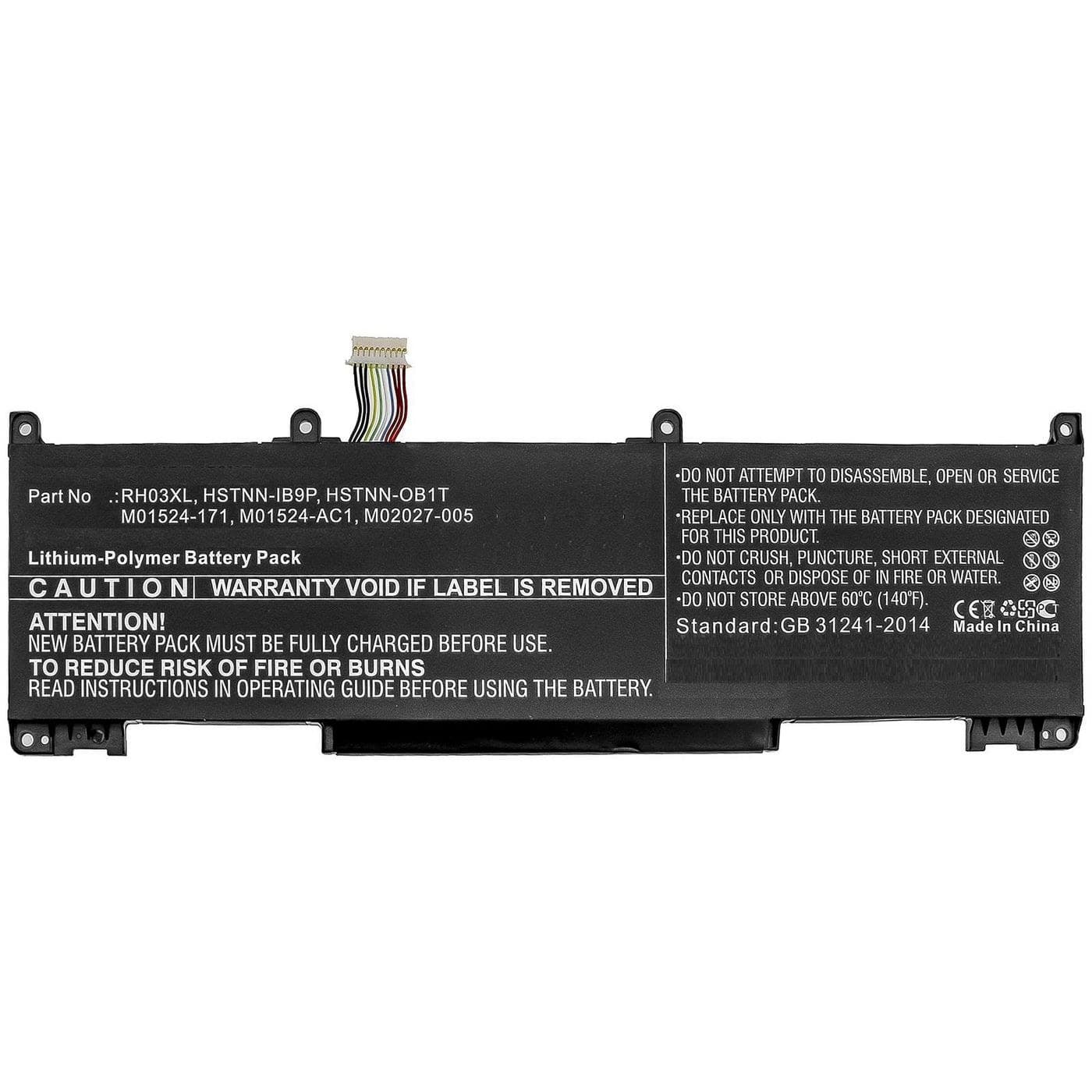 CoreParts Replacement Laptop Battery for HP ProBook 450 G8 / 650 G8, 11.4V 3550mAh 40.47Wh Li-Polymer