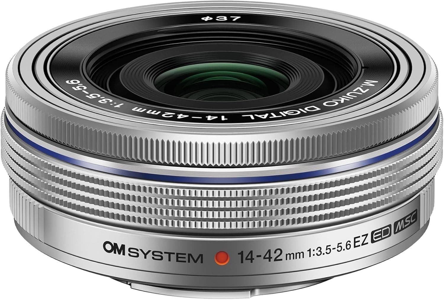 OM SYSTEM M.Zuiko Digital ED 14-42mm f/3.5-5.6 EZ Pancake Zoom Lens - Silver