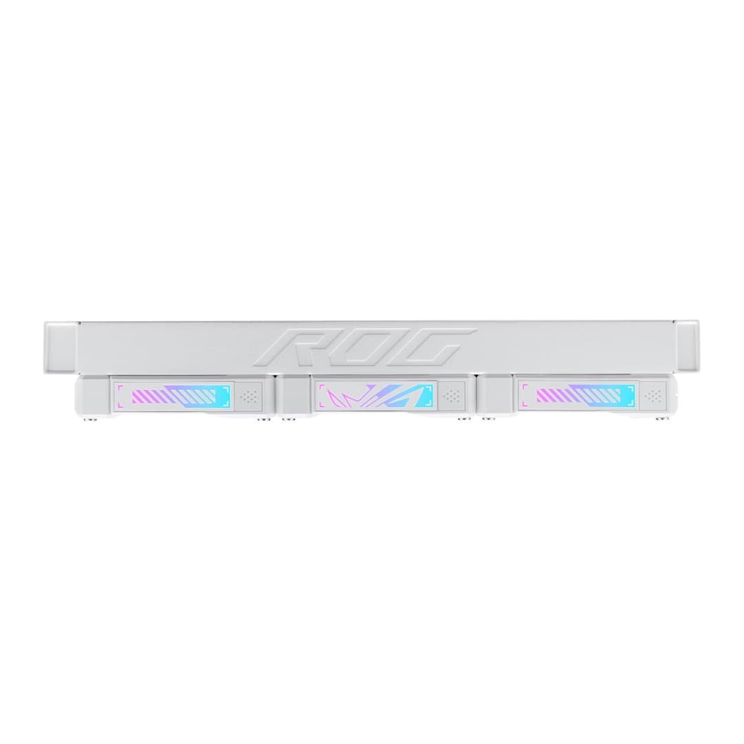 ASUS ROG Ryuo IV SLC 360 ARGB AIO Liquid CPU Cooler with 6.67-inch Curved AMOLED Display - White - Image 4