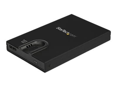 StarTech.com USB 3.0 to 2.5-inch SATA External Hard Drive Enclosure with Secure Biometric Fingerprint/Password Access for 256-bit AES Encrypted USB 3.1 Gen 1 5Gbps SSD/HDD Data Transfer - Portable Vented Aluminum Case - 8 fingerprints and permissions - OS - Image 2