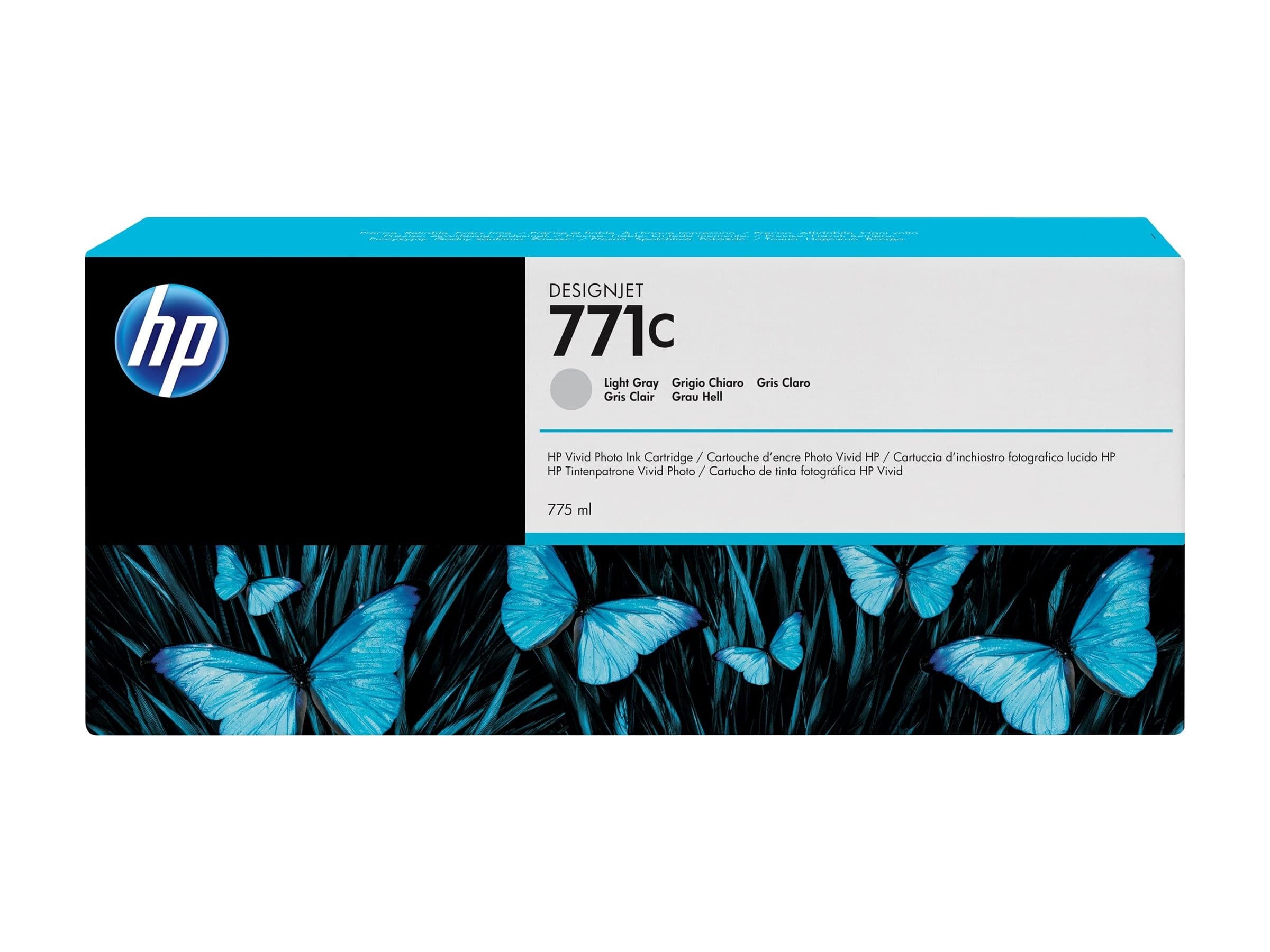 HP 771C B6Y14A 775ml Ink Cartridge for DesignJet Z6200 - Light Grey