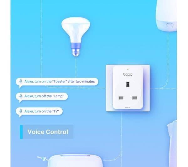 TP-Link Tapo P100 Mini Smart Socket White (Pack of 4) - Image 8