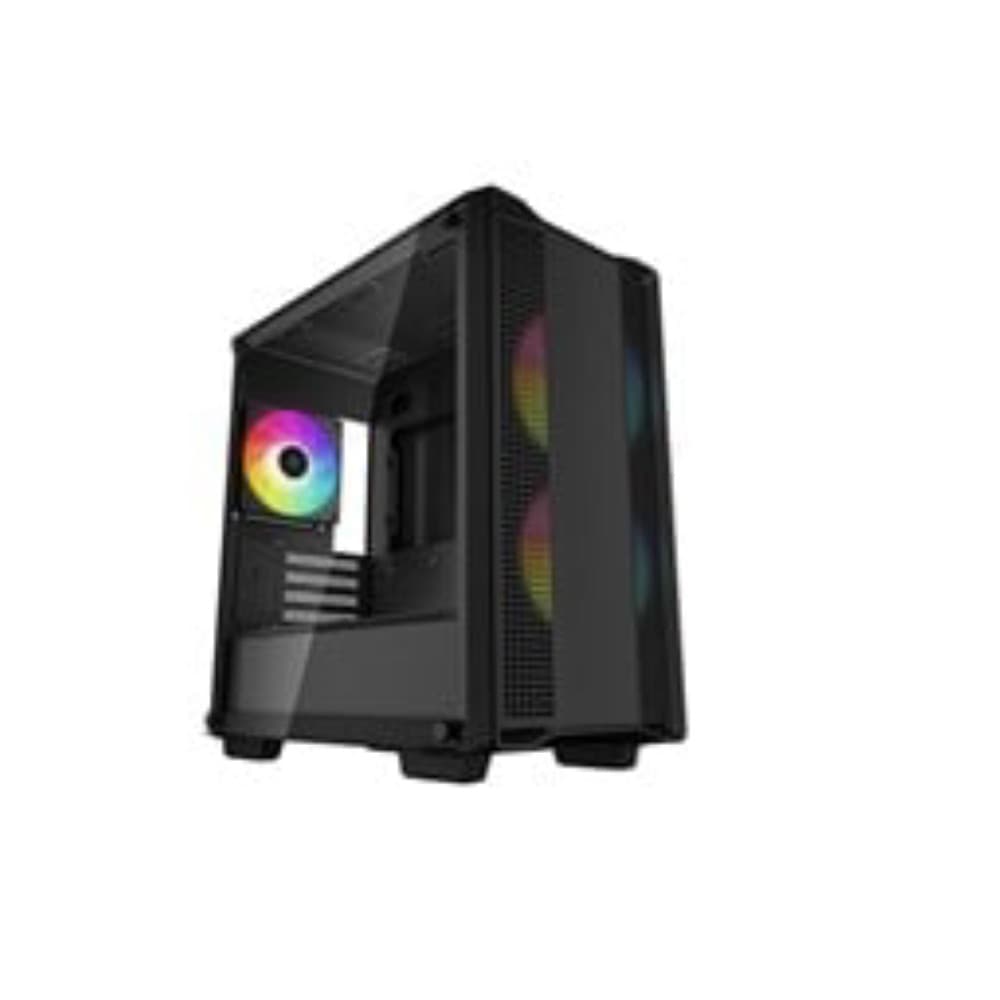 DeepCool CC360 Micro ATX Tempared Glass PC Case - Black - Image 1