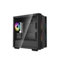 DeepCool CC360 Micro ATX Tempared Glass PC Case - Black thumbnail 2