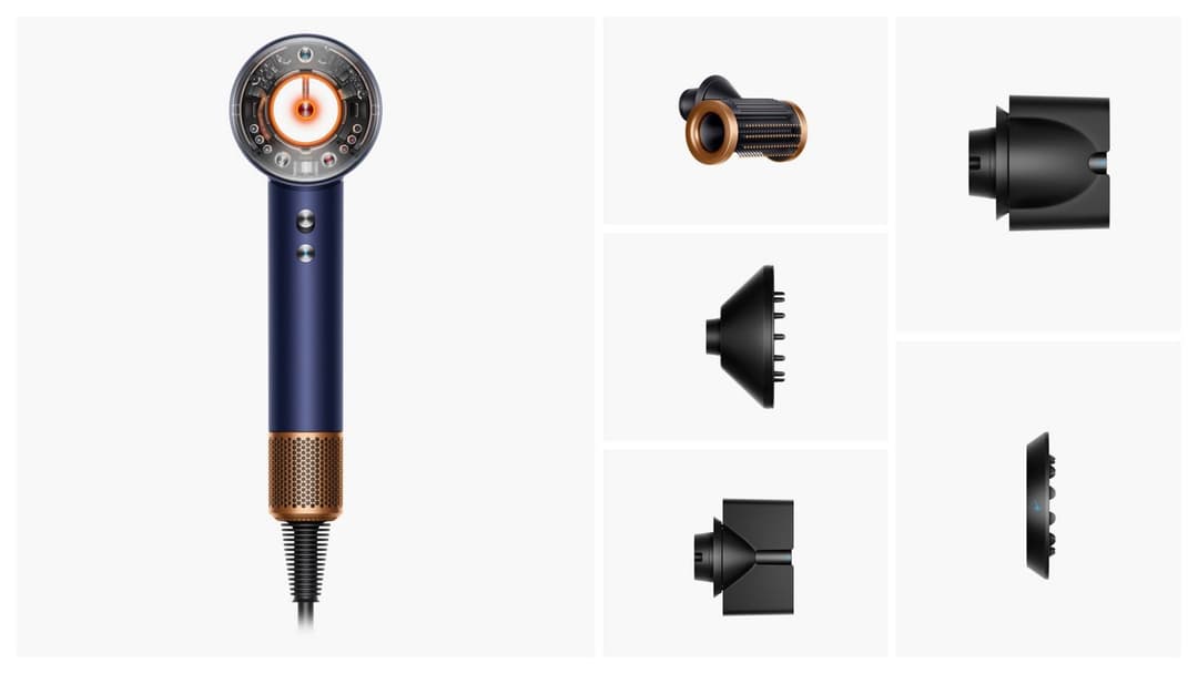 Dyson Supersonic Nural™ hair dryer - Straight+Wavy Prussian blue & Rich copper - Image 3