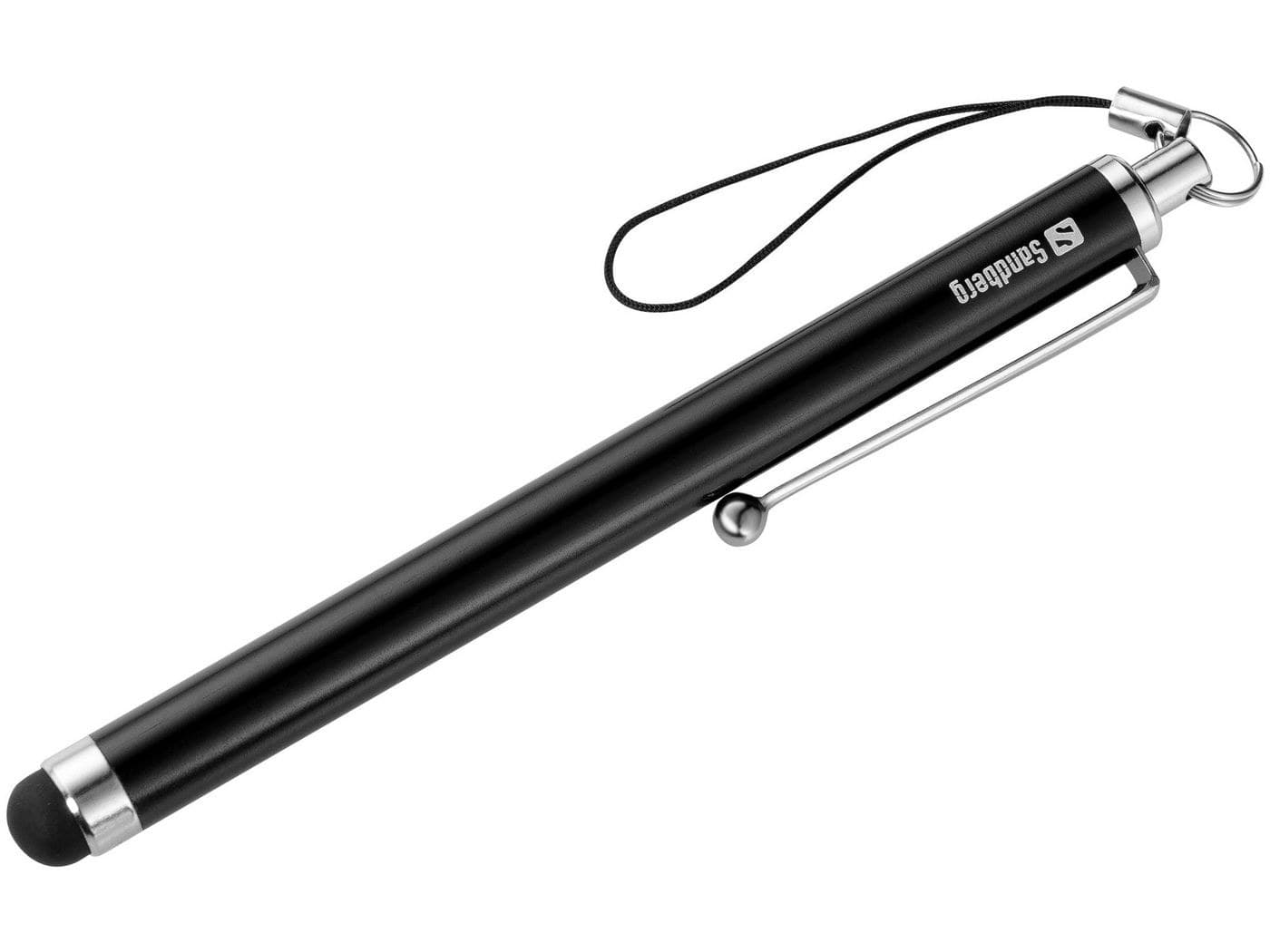 Sandberg Saver Touchscreen Stylus Pen - Black/Silver (361-02)