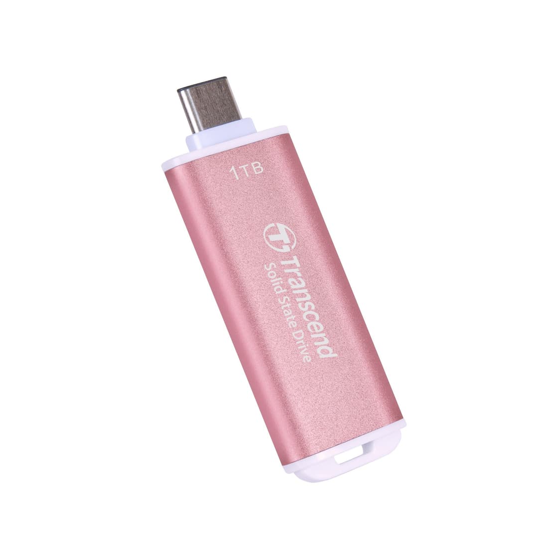 Transcend ESD300 Portable SSD USB Type-C 1TB - Pink - Image 2
