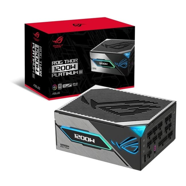 ASUS ROG Thor 1200W Platinum III ATX 3.1 80 PLUS Platinum Fully Modular PSU - Image 1