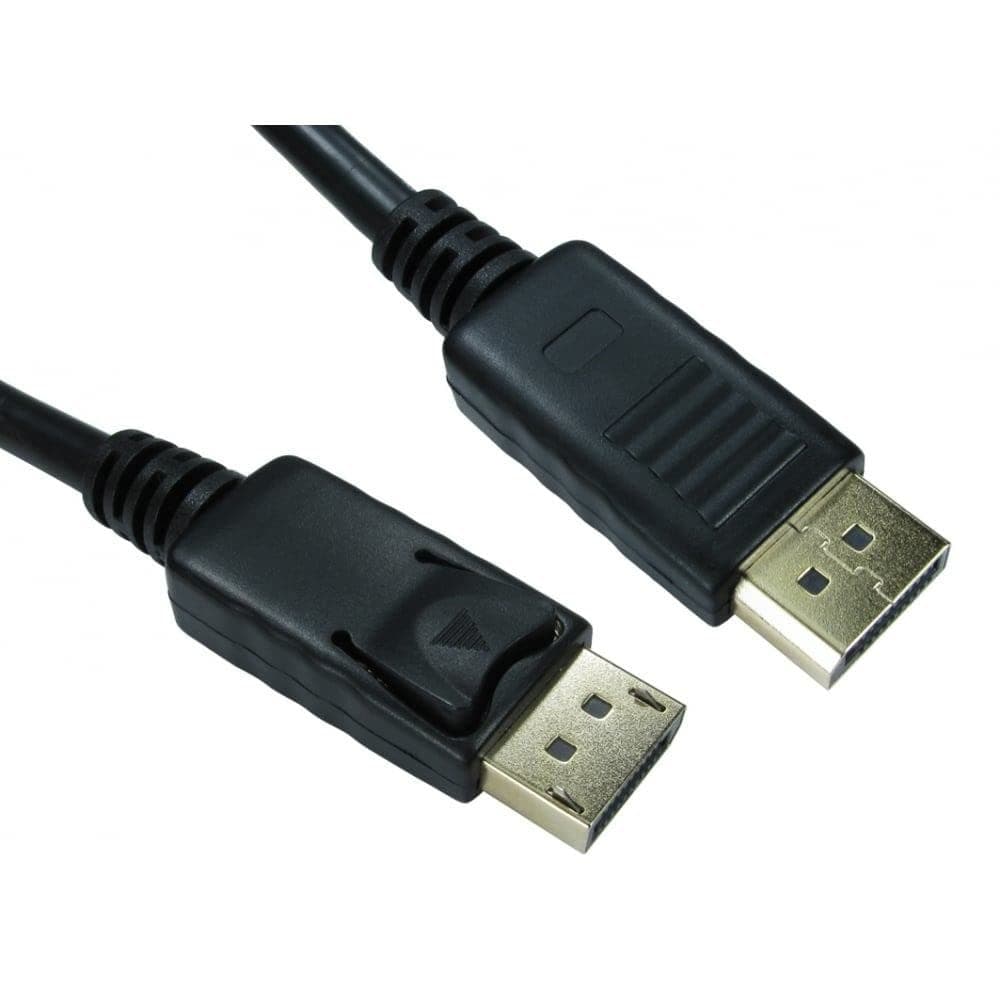 Cables Direct Locking DisplayPort v1.2 Cable - 2m - Image 1