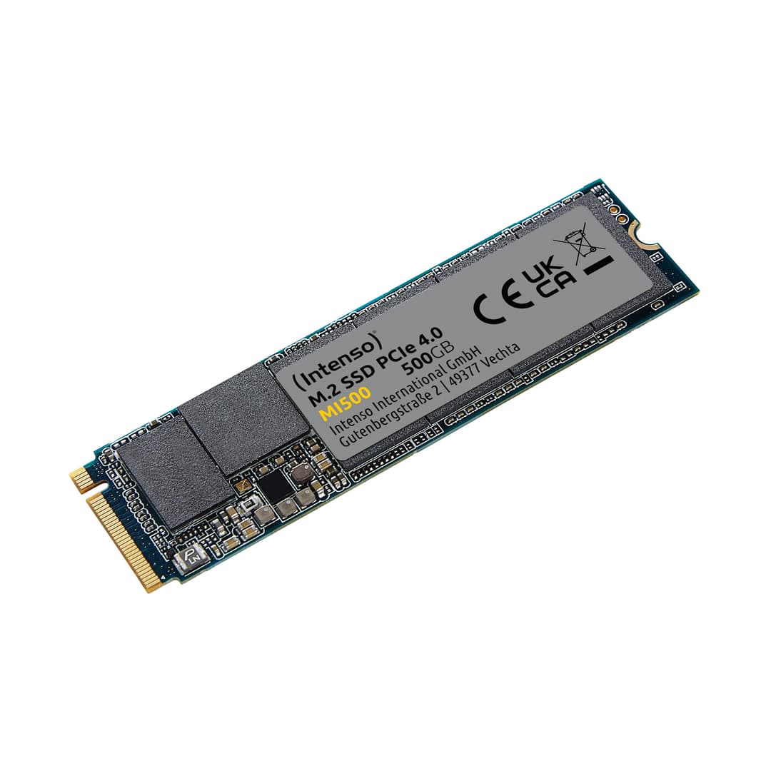 Intenso MI500 M.2 2280 PCIe 4.0 NVMe Internal SSD 500GB - Image 2