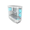 Cougar FV270 White ATX Micro ATX Tempared Glass White PC Case thumbnail 1