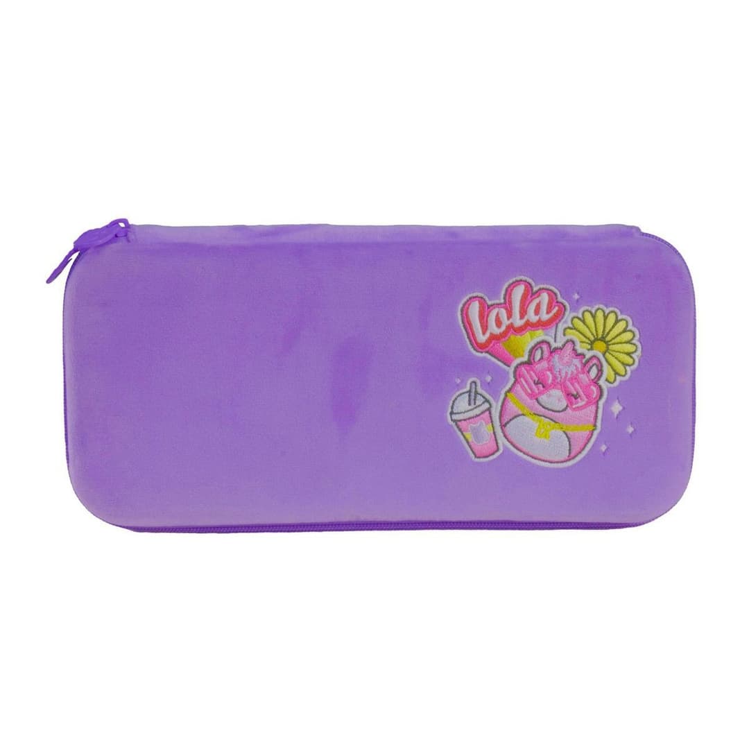 Squishmallows Cam the Cat Plush Travel Case for Nintendo Switch & Switch 2 - Pink - Image 1