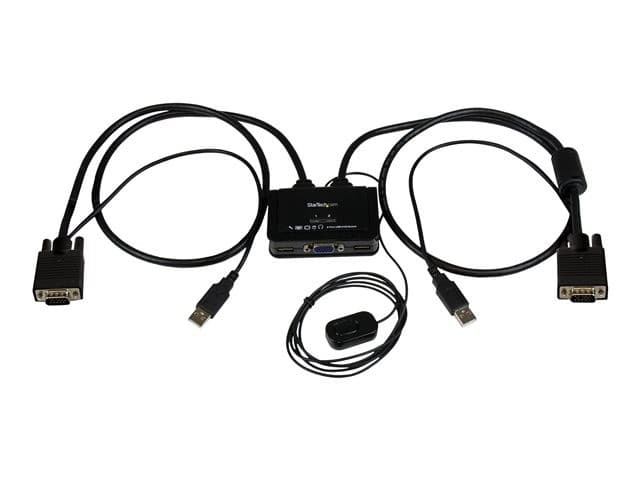 StarTech.com SV211USB KVM Switch 2 Port Black - Image 1