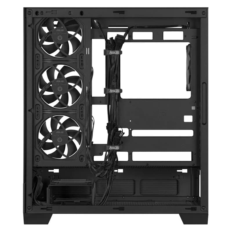 ASUS A31 PLUS TG ARGB Tempered Glass Mid Tower ATX Gaming PC Case - Black - Image 5