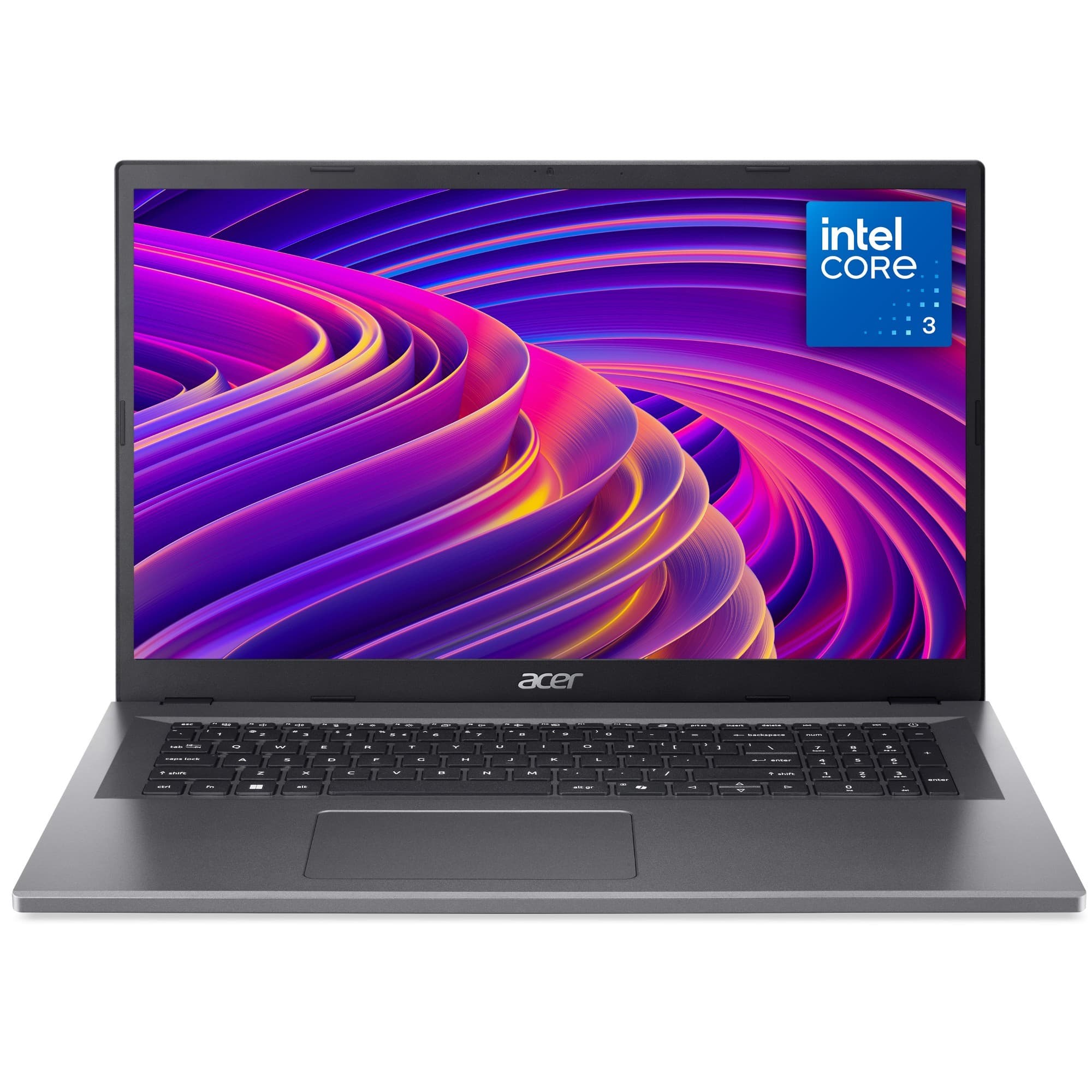 Acer Aspire Go 17 AG17-31P-33KH 17.3" Full HD Intel Core 3 N355 8GB RAM 128GB SSD Windows 11 Home S Laptop - Iron