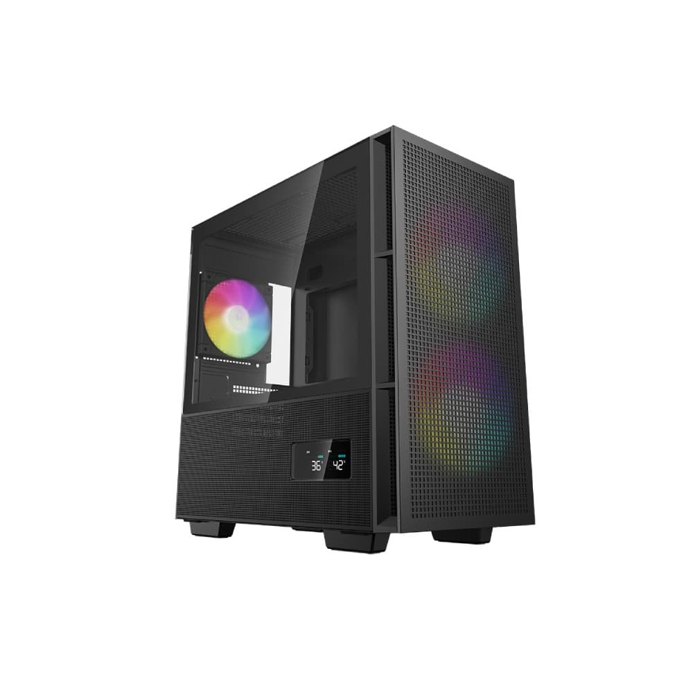 DeepCool CH360 DIGITAL Micro ATX Tempered Glass Gaming PC Case - Image 1