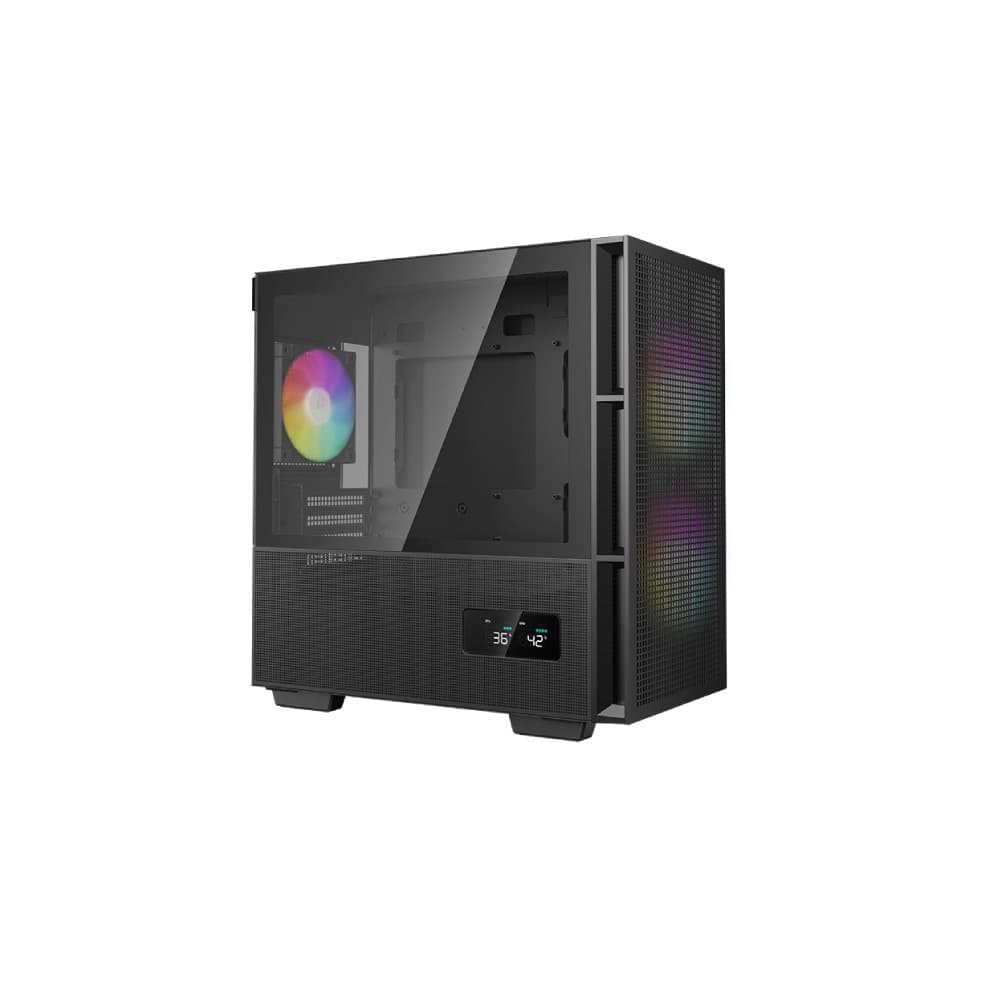 DeepCool CH360 DIGITAL Micro ATX Tempered Glass Gaming PC Case - Image 2