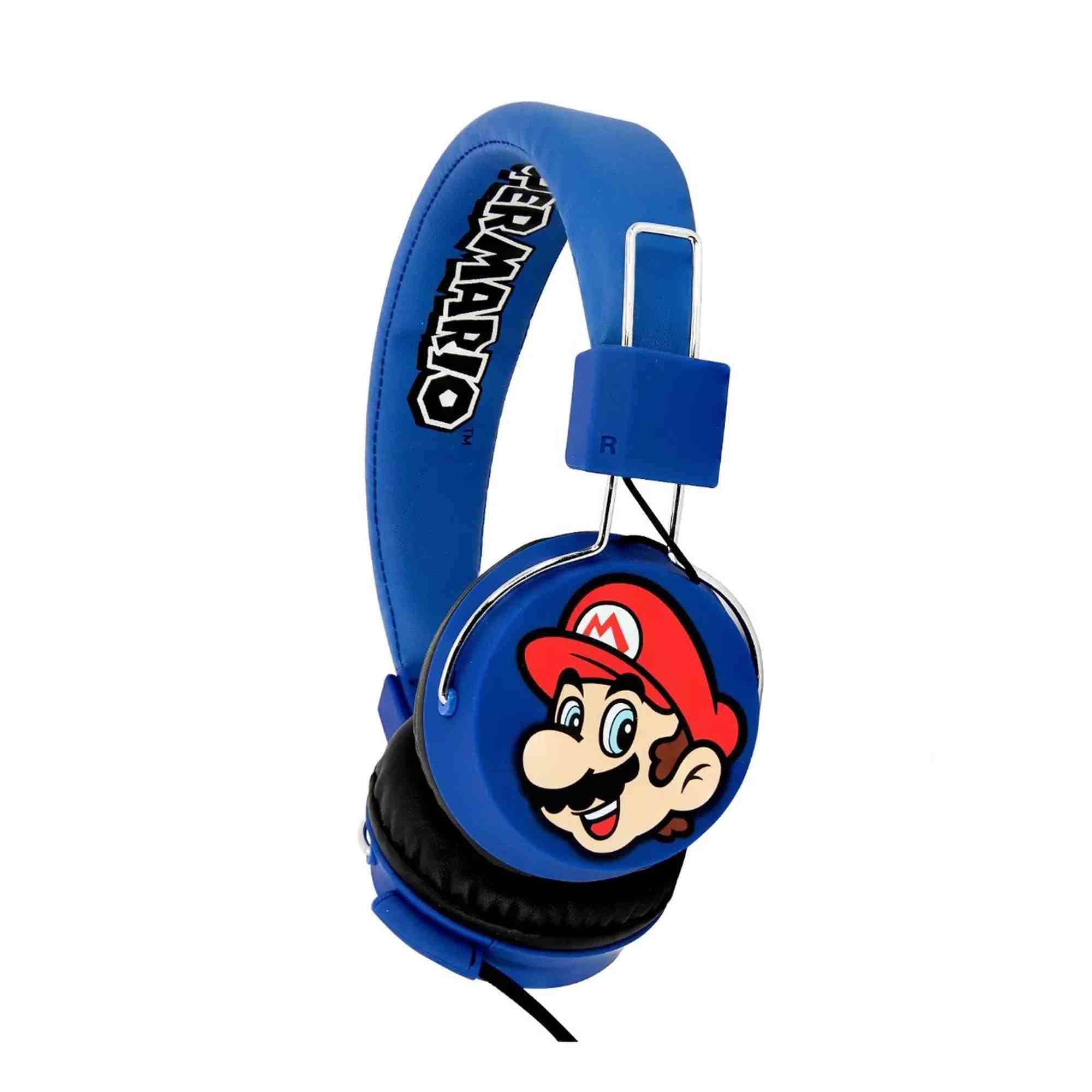Super Mario & Luigi Kid's Wired Headphones - Blue