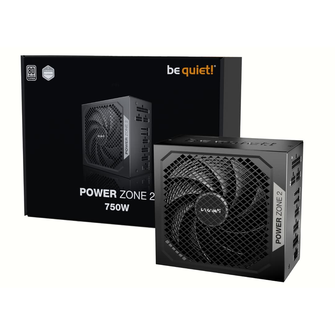 be quiet! Power Zone 2 750W ATX 3.1 80 PLUS Platinum PSU Power Supply - Image 1