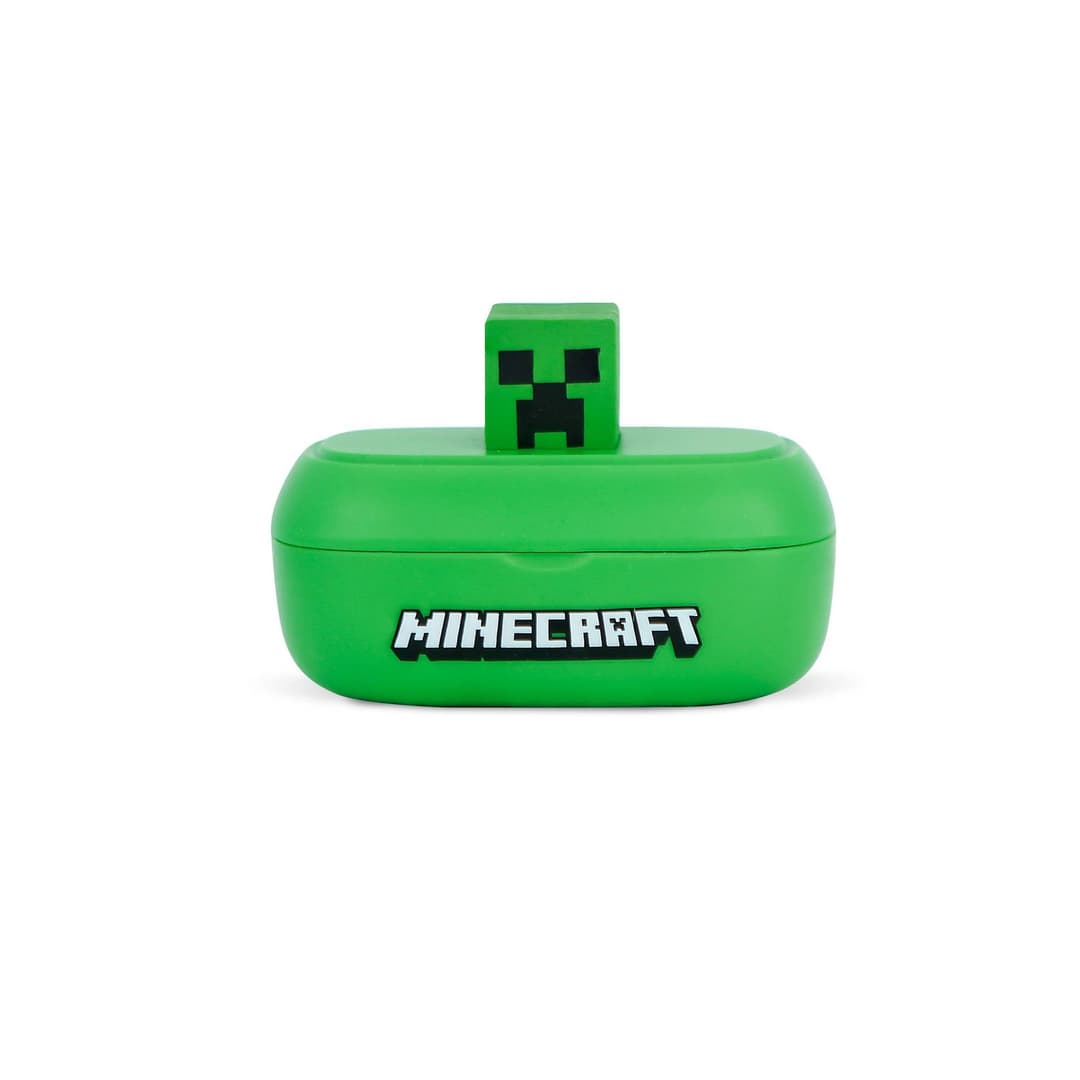 Minecraft Creeper 3D Collectable TWS Earphones - Green - Image 1