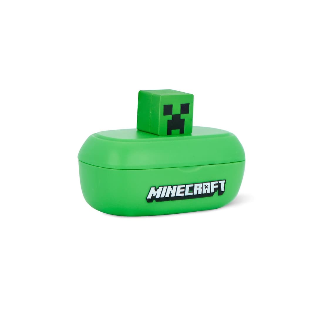 Minecraft Creeper 3D Collectable TWS Earphones - Green - Image 2