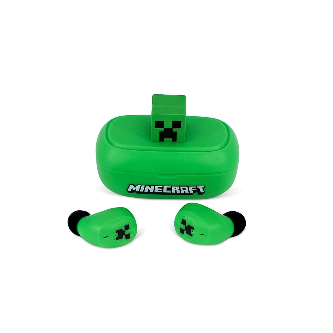 Minecraft Creeper 3D Collectable TWS Earphones - Green - Image 5
