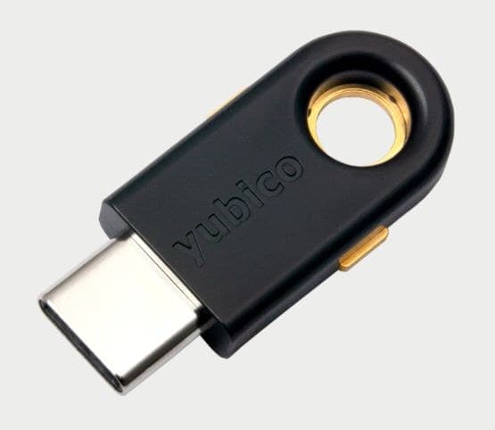 Yubico YubiKey 5C - USB-C Two Factor Authentication Security Key - Image 1