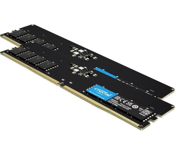 Crucial DDR5 5600MHz CL46 UDIMM Desktop Memory Kit 16GB (2 x 8GB) - Image 1