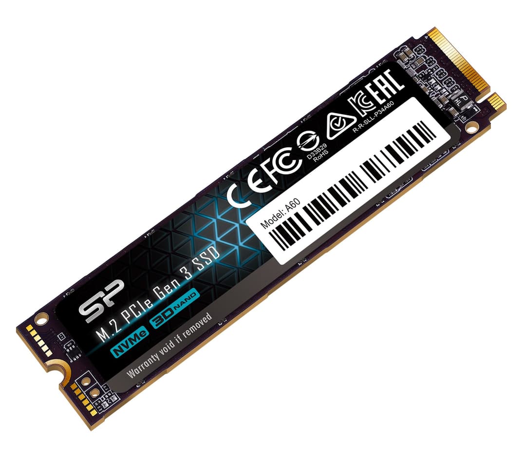 Silicon Power P34A60 NVMe M.2 PCIe Gen3x4 2280 SSD 256GB - Image 3