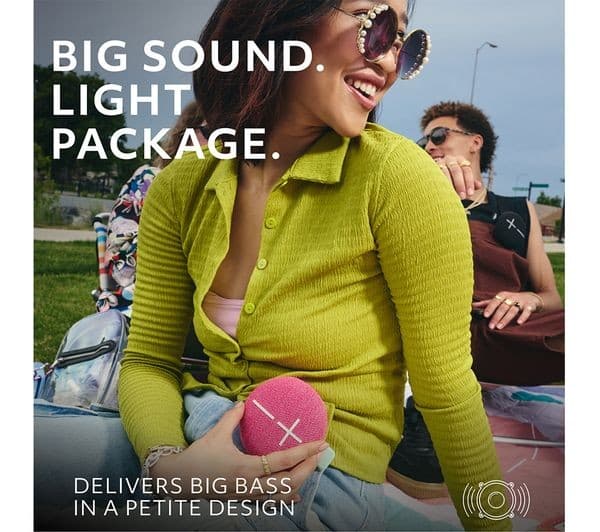 Ultimate Ears MINIROLL Portable Bluetooth Speaker IP67 - Pink - Image 5