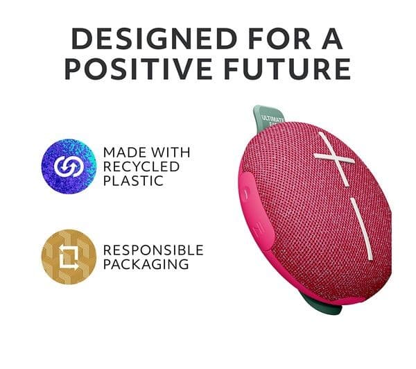Ultimate Ears MINIROLL Portable Bluetooth Speaker IP67 - Pink - Image 8
