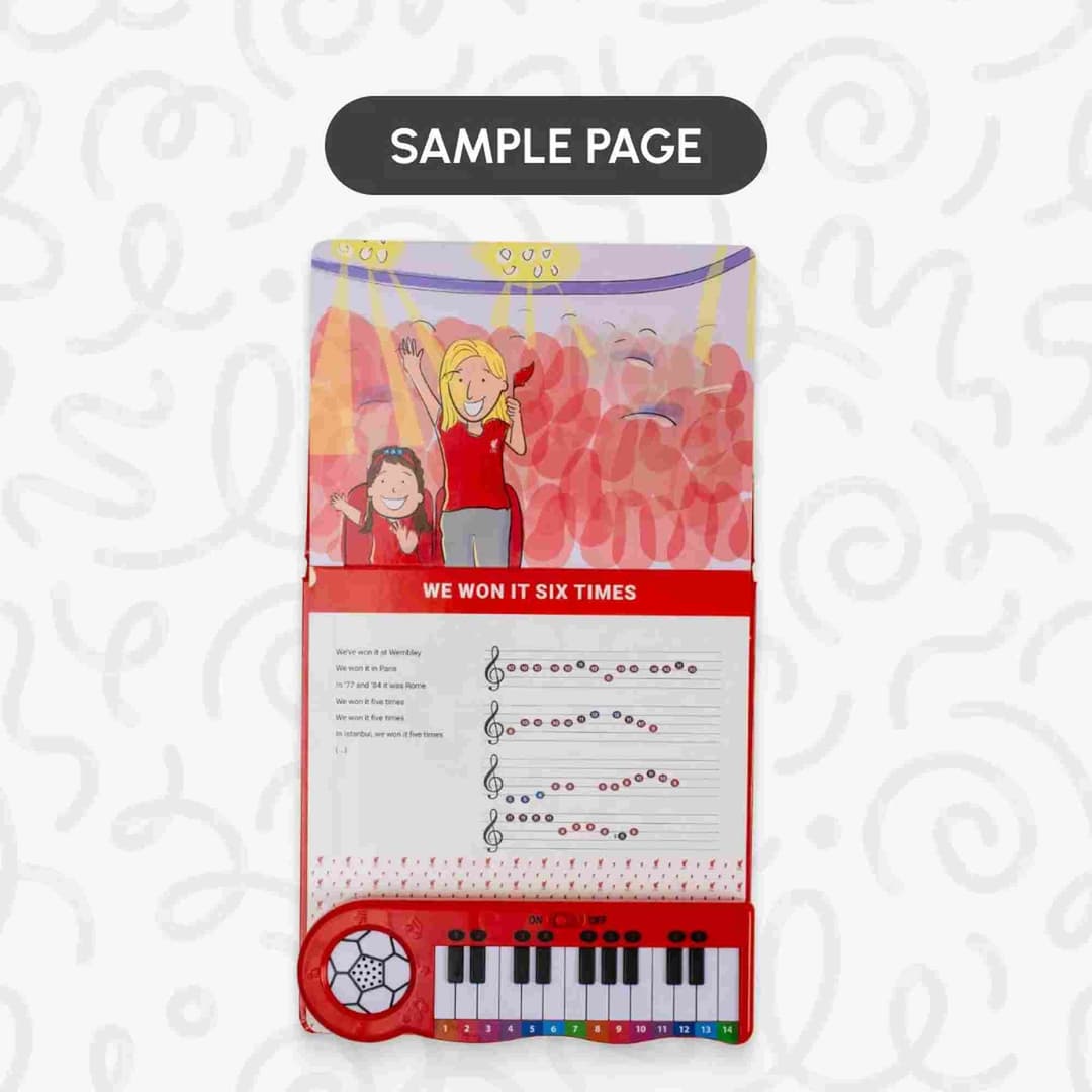 Fans Legacy Liverpool FC LFC Fan Chants Piano Book - Image 8