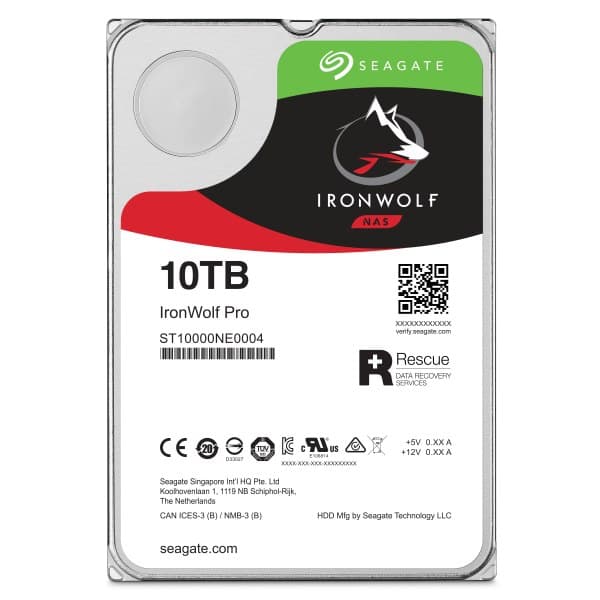 Seagate IronWolf Pro 3.5-inch SATA III 7200 RPM CMR NAS Internal Hard Drive 10TB - Image 4