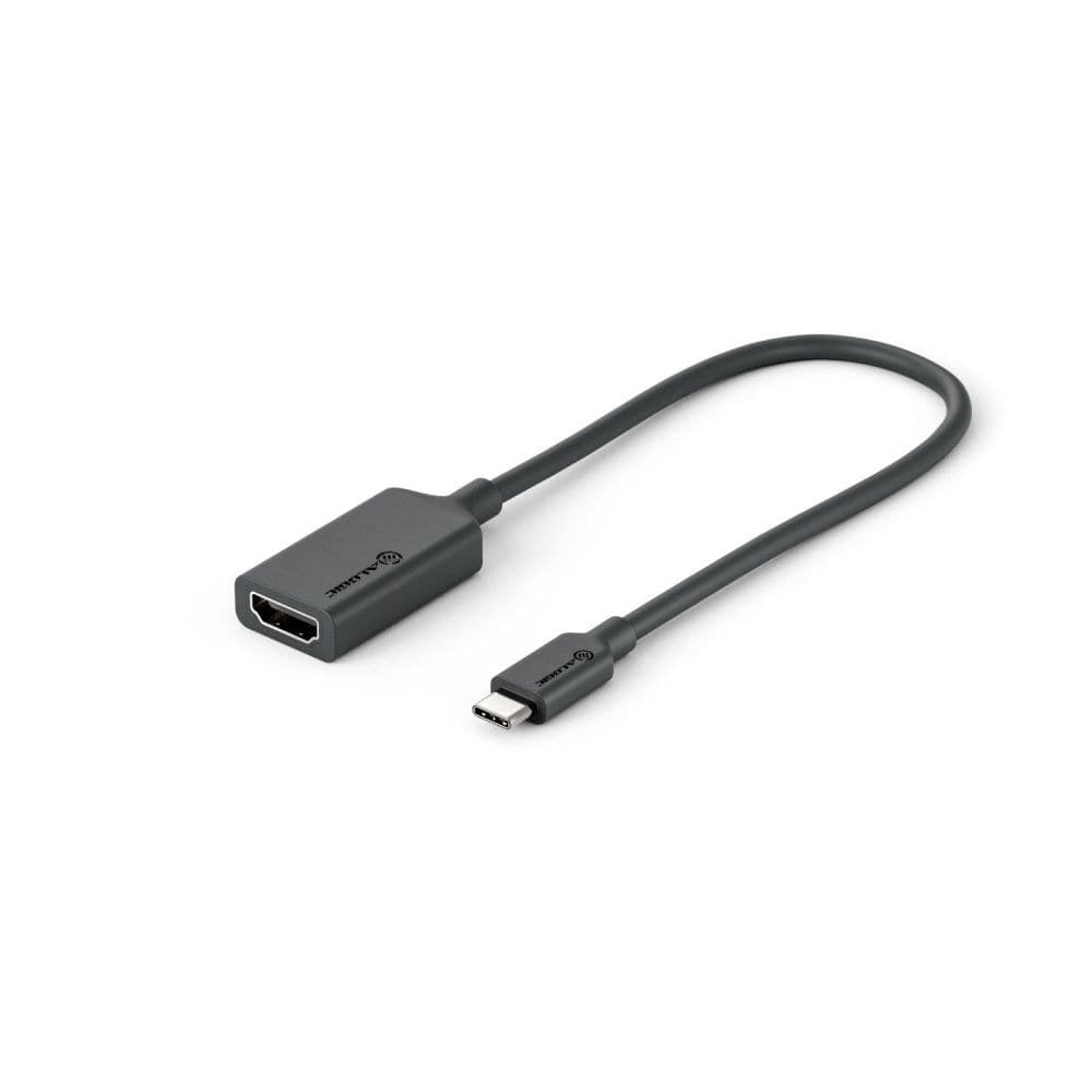 Alogic Elements Series USB-C to HDMI Adapter with 4K 60Hz Support - Male to Female - 20cm - Dark Grey (EL2UCHD-ADP) - Image 1
