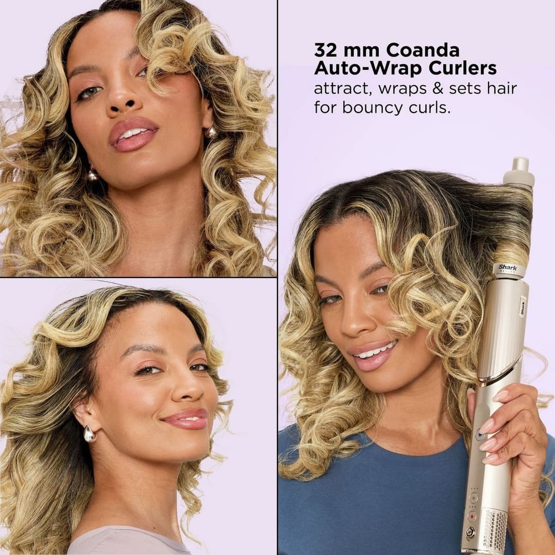 Shark FlexStyle 4-in-1 Air Styler & Hair Dryer HD436SLUK - Stone - Image 6