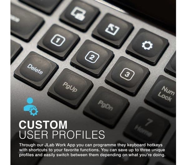 JLab Epic Wireless Keyboard Black - Image 8