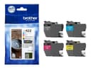 Brother LC422 Value Pack - 4-pack - black, cyan, magenta, yellow - original - ink cartridge thumbnail 2